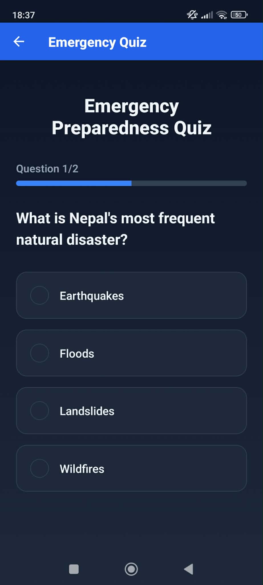 Sahara Mobile Responsive Interface